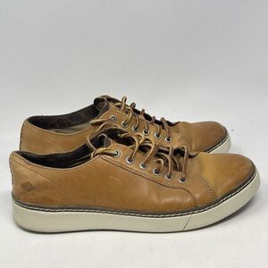 Sperry Top Sider Clipper LTT Mens 10 M Brown Leather Sneakers Shoes STS14472